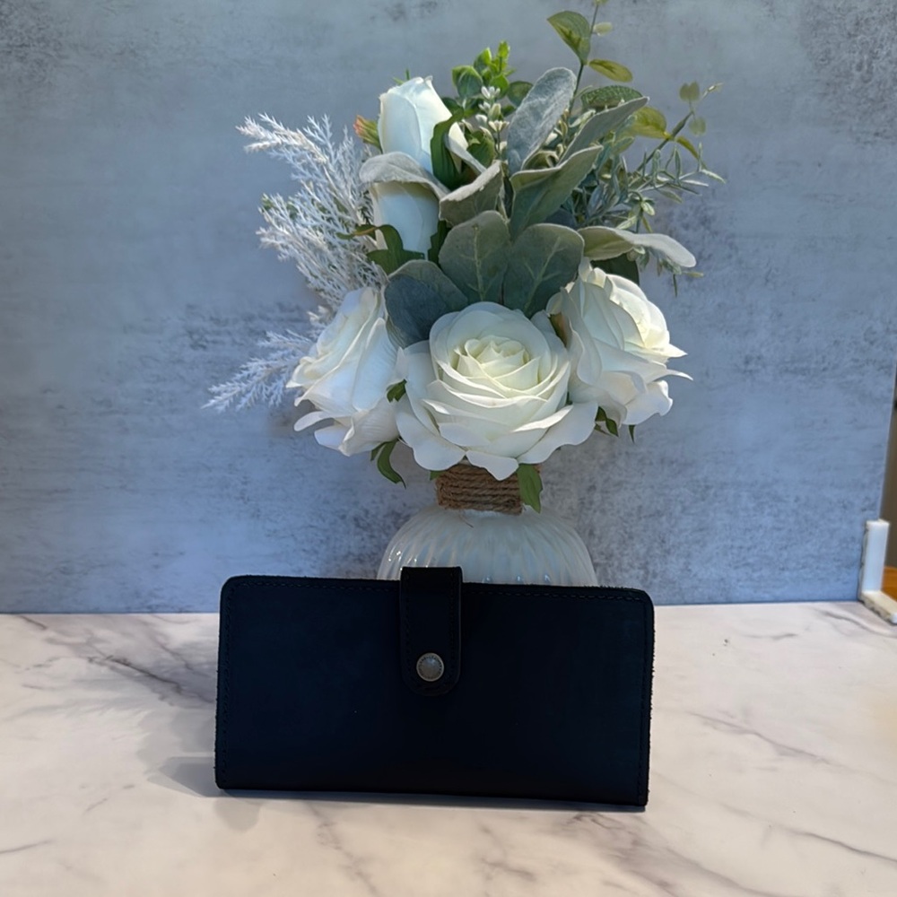 Portland Leather Black Wallet